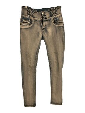 Tush push High-Waist Skinny Jeans in Faded blue Jean